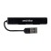 Smartbuy SBHA-408-K-408-K, 4 ports, Black