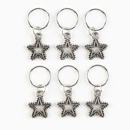 Hair piercing “I love myself and it is mutual”, 6 pcs.-2