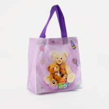 Baby bag without fastening, lilac color
