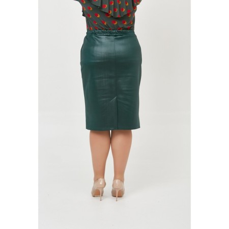 Female skirt, size 60, green color-4