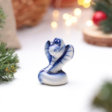 Souvenir "Snake Beauty", Gzhel, 5 cm