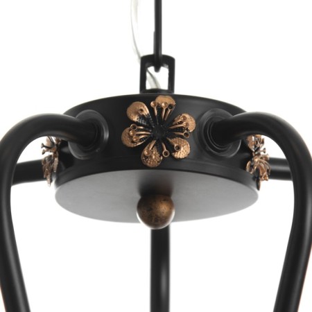 Sandra chandelier 5XE14 40W Black-gold 51x51x52-110 cm BayerLux-9