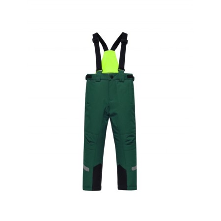 Ski costume for a boy, height 110 cm, green color-4