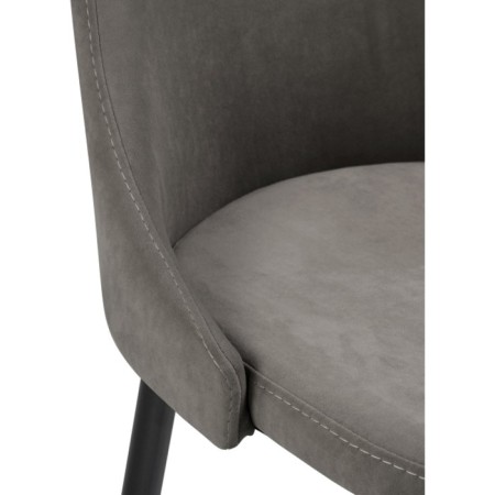 Harmar jama metal/velor, black/gray 46x53x90 cm-5