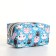 Cosmetic bag with lightning, blue color