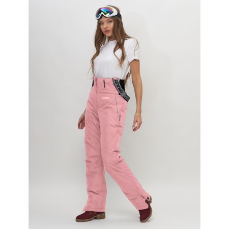 Ski -loving trousers, size 42, pink color-12