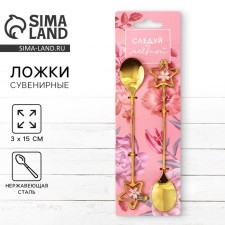 Gift set of spoons with suspensions 