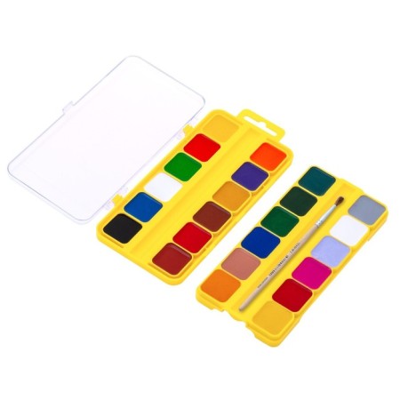 Watercolor 24 colors "Kalyak-Malyak" animals in a house, with a brush, plastic packaging-7