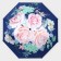 Mechanical “Freshness” umbrella, Eponge, 4 additions, 8 knitting needles, r = 47 cm, color mix