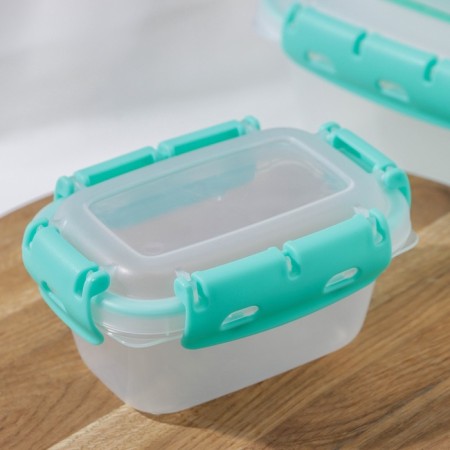 A set of food airtight containers, 3 pcs: 380 ml, 0.8 l, 1.5 liters-8