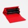 Women's wallet on magnets, red color
