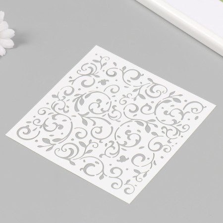 Plastic "pattern" 15x15 cm stencil-1