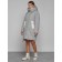 Coat insulated winter female, size 42, color gray