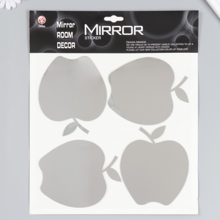 Interior mirror sticker "Apple" 38x31 cm