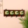 Caravan hanger "fish" 22*4*12cm, wood, 4 hook color mix
