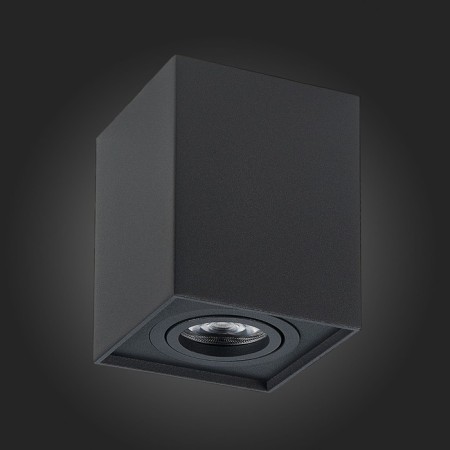 Ceiling lamp ST LUCE. ST109.407.01. 1x50 W, GU10, 10x10x12.3 cm, black color-4