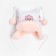 Hat for girls, white/light pink color, size 48