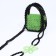 Bag-clate on magnet, long belt, green color