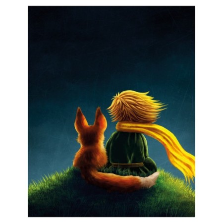 Pillow Boal "Boy with a fox, decorative, size 16x45 cm-1