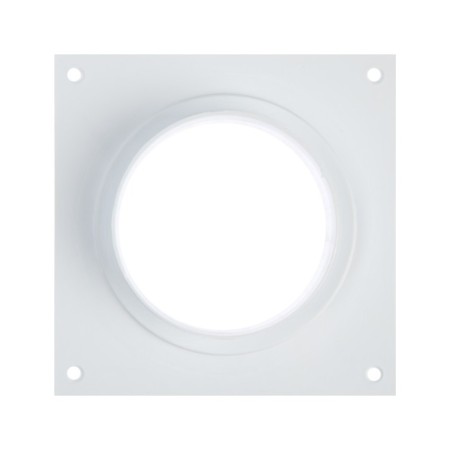Flain "Cosmetic" LF100, output d = 100 mm, annexing, square-2