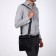 Male bag, terra dever, black color