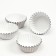 Baking shape round, 3.5 x 2 cm white