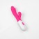 Vibrator-Roller "Wow", 30 modes, clitoris stimulator and points G, IP67, battery, pink