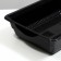 Deep toilet with a mesh of 36 x 25 x 9 cm, black