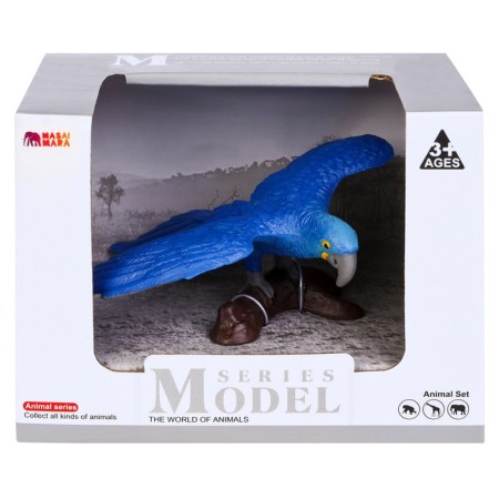 Figure "World of Wild Animals: Blue Ara Parrot"-5