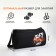 Sports bag with lightning, external pocket, black color