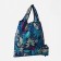 Household bag without fastening, folding, blue color