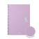 A4 notebook 80 sheets, a cage on the spirals, Erichkrause, "Brave Cats" Plastic cover violet