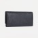 Women's wallet on the button, gray color