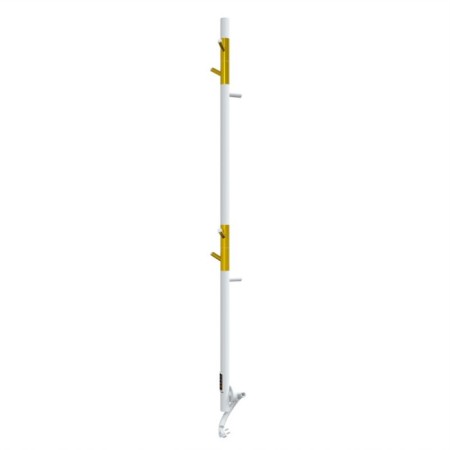 Towel Electric Laris Image, 150x1400 mm, 4 crossbars, univers., White-5