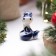 New Year. Souvenir symbol of the year 2025 "Snake button", Gzhel, 4 cm