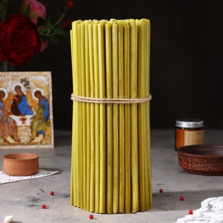 Church honey candles No. 30, packaging 2kg, paraffin + honey oil-2