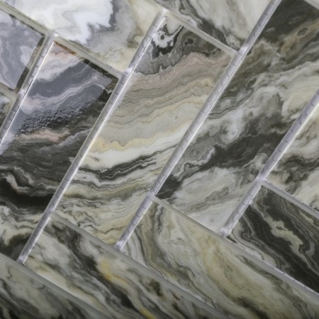 Glass mosaic Bonaparte Hadar Grey, 268x286x4.5 mm-1