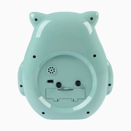 Clock - alarm clock "Owl", discrete move, dial d -11 cm, 14.5 x 16 cm, aa-3