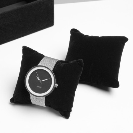 Catch for watches, bracelets, 12 seats, 35 × 24 × 5 cm, black color-3