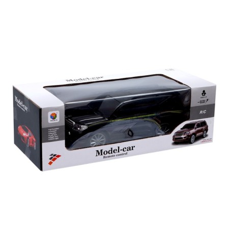 Radio -controlled jeep "Cruiser", 1:16, light, works from batteries, black color-4