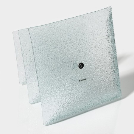 Glass fruit 3-tier rectangular “accent”, 25 × 35 cm-3