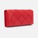 Women's wallet on magnets, red color