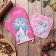 Set of kitchen. Dolyana "Blistai": mittens 20x28 cm, severity 17x17 cm, 35% HL, 65% PE