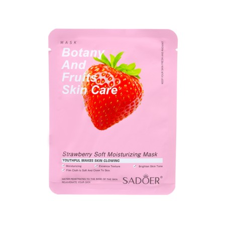 A set of moisturizing, fabric facial masks "Botanika No. 1", 3 pcs-1