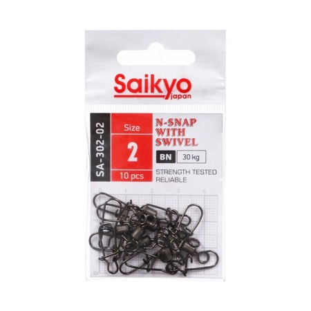 Twallow with the fastener Saikyo SA-302-02, 10 pcs