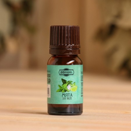 Essential oil "Mint", a bottle-boiler, abstract, 10 ml, "Dobroparov"-2