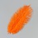 Feather of ostrich 15-20 cm, orange