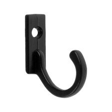 Hook furniture tundra TKO015, one -rod, black, 1000 pcs
