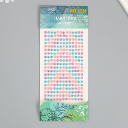 Sticker Plastic Ryza "Triangular gradient" MIX 24.6x10 cm