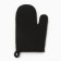 Ethel "Home" mittens, black color, 26x16 cm, 50%HL, 50%flax